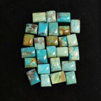 Turquesa Natural Octogonal Cabujón, Gema Suelta, Piedra Geométrica para Joyería, Suministro al por Mayor Brandon Jewel Infotech TQ-OCT-CAB-FS