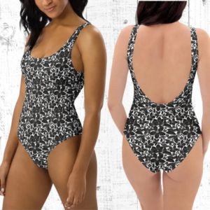 Ensemble de maillots de bain assortis pour couple, imprimé floral personnalisé, bikini string de haute qualité, tenues de plage - Product Image 3