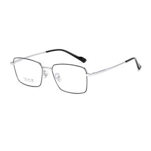 Lunettes Optiques Carrées en Titane de Haute Qualité, Monture Complète Légère et Confortable, Tendance 2026 pour Hommes et Femmes - Product Image 3