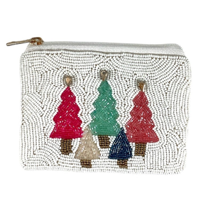 Porte-monnaie brodé et perlé tendance avec un design compact pour les voyages, l'usage quotidien et l'organisation - Product Image 1