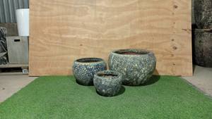 [Jason] Jarrón de Cerámica Grande Blanco con Burbujas - Macetero Alto de Lujo con Esmalte Arenoso Texturizado para Decoración de Hoteles - Product Image 4