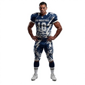 Premium Purple Green Splash Custom Football Uniform Set with Short Sleeve Printed Sublimation <b>Padded</b> <b>Pants</b> for Custom Team - Product Image 2