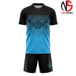 Tenues de football personnalisées de haute qualité pour adultes, séchage rapide, respirantes, imprimées par sublimation, ensembles de football couleur unie, service OEM 2026 - Product Image 2