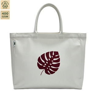 Bolsa de Compras Promocional Reutilizable de Tela de 14 Onzas, 35x29x12 cm, Logotipo Personalizado, Venta al Por Mayor, Modelo OEM SNC109 - Product Image 2