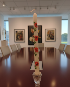 Bougie conique parfaite en cire de soja et paraffine pour mariages, cadeau haut de gamme – Parfum oriental, sans fumée, design anti-goutte pour une combustion stable - Product Image 1