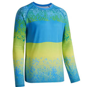 Camisa de pesca sublimada con diseño y logotipo personalizados, 100% algodón, último estilo, de Aura Rex Apparel - Product Image 1