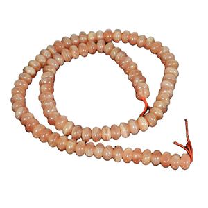 Cuentas de Rodocrosita Roja Natural de 7mm, Lisas, Redondas, de 16 Pulgadas de Largo, 214.65 Quilates, Gemas Ishu AR para la Fabricación de Joyas - Product Image 1