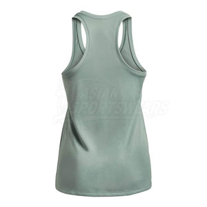 Débardeur décontracté pour femme, inspiré des tendances, 100 % coton, respirant, séchage rapide, logo frontal, idéal pour la gym, le fitness, l'entraînement et les tenues d'été - Product Image 4