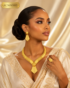 Modern Textured Trendy 24K Gold Plated Brass <b>Box</b> Chain Fashion Charm Necklace Set - Product Image 1