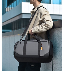 Custom Logo Men's Large Capacity Travel Duffel <b>Bag</b> Waterproof Shoes Compartment Student Weekend Exercise Gym 2026 - Product Image 4