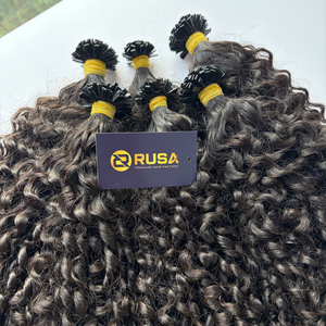 ผมต่อแบบปลายแบน Rusa Hair เวียดนามแท้ แบบสั่งทำพิเศษ Super Double Drawn เย็บด้วยเครื่องจักรแบบ Double Weft ขนาด 10-34 นิ้ว ขายส่ง - Product Image 4