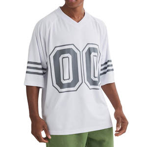 Uniforme Deportivo Personalizado de Alta Calidad, Cosido, para Hombre, Talla Grande, Manga Corta, Ropa Urbana, Uniforme de Fútbol Americano - Product Image 5