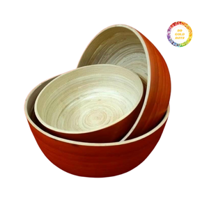 Bol roulé en bambou au design unique pour une utilisation sur table, récipient décoratif de couleur naturelle - Product Image 6