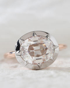 Arin Eternity Band IGI/GIA Certified 14K Anillo de oro Oval Lab Grown Diamond para mujeres Compromiso Boda Laboratorio Creado Joyería - Product Image 1