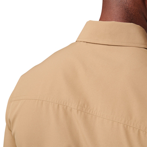 Chemise tactique homme à manches longues 100 % coton respirante infroissable unie pour l'été, idéale pour la randonnée, l'escalade, la chasse et les occasions formelles - Product Image 6