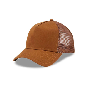Casquettes de haute qualité personnalisées unisexes à 5 panneaux en coton et polyester, style trucker, avec logo brodé pour un usage décontracté en extérieur - Product Image 4