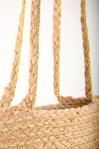 Sac de plage mini en jute pour femme, vert uni, tendance, pour l'automne, l'hiver, le printemps, l'été, les voyages, les fêtes, écologique - Product Image 5
