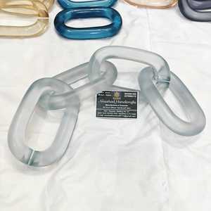 home decoration The Customization <b>resin</b> Chain links very big size and <b>clear</b> colors multi colors <b>resin</b> big links available - Product Image 1