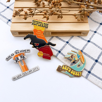 Insignes en métal avec logo personnalisé en Chine Épinglette en émail dur doux, Marktex