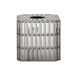 Caja de pañuelos de diseño con acabado plateado de lujo, perfecta para decoración de bodas, entretenimiento de invitados y ocasiones especiales, procedente de la India. - Product Image 1