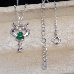 ชุดอุปกรณ์ DIY - ตัวยึดรูปมังกรประดับมุก & สร้อยมังกรฮูลู สำหรับสร้อยคอจี้แฟชั่น - 5765 อุปกรณ์เสริม - Product Image 4