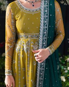 Maxi Salwar Kameez édition Eid pour femmes - Robe de fête de mariage, qualité supérieure, tissu viscose, évacuation de l'humidité, séchage rapide, toutes saisons - Product Image 5