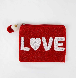 Portefeuille artisanal en perles pour femmes, petite bourse à monnaie à prix abordable - Product Image 1