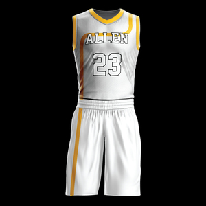 Uniformes de Baloncesto Personalizados al por Mayor, Uniformes de Entrenamiento de Verano para Equipos, Reversibles, Transpirables, Anti-UV - Product Image 4