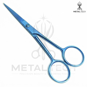Kit d'outils pour extensions de cheveux bleues, prix de gros, pinces, ciseaux, rasoir, peigne, aiguille à boucle, clips en acier inoxydable avec étui à fermeture éclair - Product Image 3
