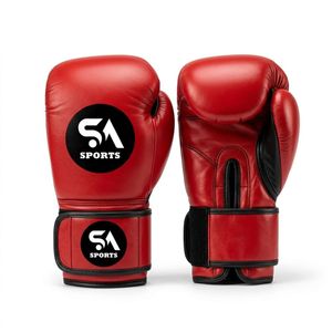 Scarlet Red Tailored Fit <b>Moisture</b> Wicking Inner Lining High Performance Gym SA Sports Boxing <b>Gloves</b> - Product Image 1