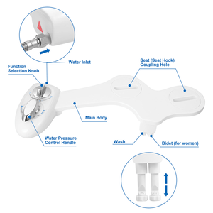 Bidet rétractable autonettoyant à 2 modes avec buses de lavage doux pour femmes enceintes – Accessoire de toilette - Product Image 4