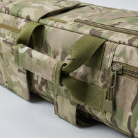 Étui souple pour fusil de 33 pouces et 39 pouces, sac tactique pour fusil long, étui de transport rembourré en mousse alvéolée avec poches pour chargeurs, pour la chasse en extérieur