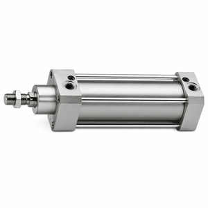 Actuador Lineal de Cilindro de Aire con Pistón de Acero Inoxidable, Tipo de Sello Mecánico para Equipos de Automatización de Perforación y Brochado - 3D Techno - Product Image 1