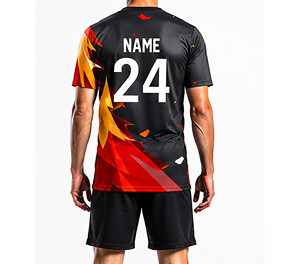 Maillot de football personnalisé sublimé surdimensionné, style vintage, impression gratuite, uniforme de football en Spandex/Polyester - Product Image 3