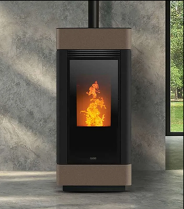 ÚLTIMA OFERTA EN ESTOCHE: Estufa de Pellets Independiente para Interiores, Unidad de Calefacción con Frente de Vidrio para Sala de Estar - Product Image 2