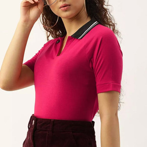 Camisa Polo para mujer, Top de manga corta con cuello, tela transpirable, ropa deportiva informal cómoda para Golf, tenis, oficina, trabajo, viajes - Product Image 1