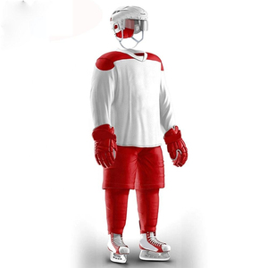 Tenue de hockey sur glace personnalisée, kit d'équipe haut de gamme, tissu de haute qualité, léger et respirant pour des performances professionnelles - Product Image 4