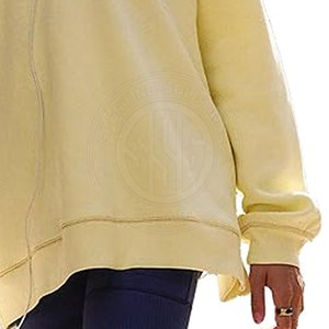 Sudadera para mujer al por mayor, de corte regular, para ropa informal, con cuello simulado - Product Image 4