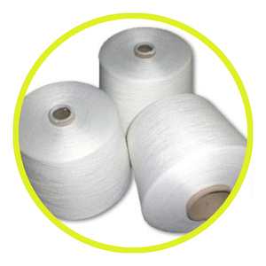 Hilo de Poliéster de Alta Calidad con Núcleo de Fibra Original, NE 15s/1 |   Hilo de Patrón Crudo CSP 1300 Resistente para Tejer y Bordar, Suministro a Granel - Product Image 3