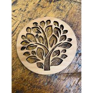 Classic Laser Engraved MDF Coasters for Durable <b>Table</b> <b>Protection</b> Home Decor Use Promotional Item - Product Image 4