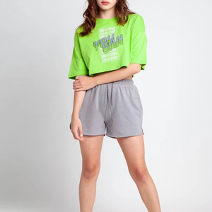 Custom Crop <b>Top</b> Breathable T Shirts for Sale Hot Sale Women Crop <b>Top</b> Plain T Shirts for Gym and Casual Wear with OEM ODM - Product Image 3