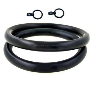 IRISCO Stainless Steel <b>Titanium</b> Ankle Cuffs O-<b>Ring</b> Eternity Bondage <b>Black</b> Adult Bdsm Fashion Custom Cuff 8mm - Product Image 1