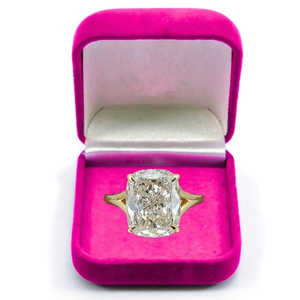 แหวนเพชรแล็บโกรว์ 18K ทองคำแท้ รับรองโดย IGI น้ำหนัก 3 กะรัต ทรงเรเดียนท์ สีเหลือง F ความสะอาด VS1 สำหรับผู้หญิง เครื่องประดับหรูหราสำหรับงานหมั้น ขายส่ง - Product Image 1