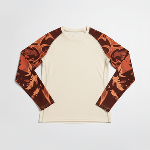 Custom sublimation rashguard <b>men</b> sports wear <b>base</b> <b>layer</b> long sleeve BJJ MMA rash guard sublimated printed fighting top - Product Image 5