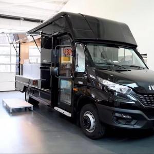 Camión de Comida JV de 5.8m, Estilo Moderno con Cápsula de Acero Inoxidable y Compartimentos Aislados para Catering al Aire Libre - Product Image 1
