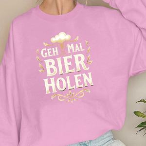 เสื้อกันหนาวผู้หญิงลายวลี Deutsch รับเบียร์ - Product Image 5