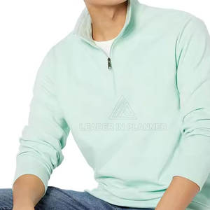 Sudaderas Básicas para Hombre Hechas de Algodón Transpirable, Logotipo Personalizado, Material Duradero, Diseño Único, Sudaderas con Media Cremallera - Product Image 4