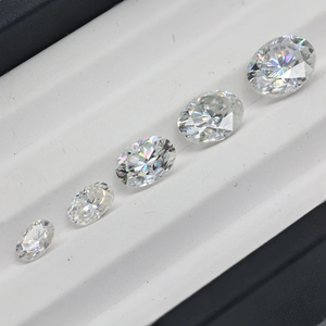 Diamants synthétiques cultivés en laboratoire, certifiés IGI, 1,50 ct/pièce, HPHT CVD, blancs, de forme ovale, qualité VVS, taille excellente, en vrac, pour la fabrication de bagues - Product Image 3