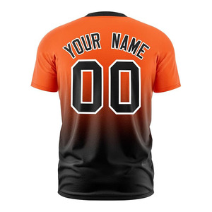 Custom Wholesale OEM Sublimated Crew Neck T Shirt Jersey Lightweight Moisture Wicking Sportswear for Team Training - Product Image 2