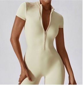 Ensemble de vêtements de sport pour femmes, de haute qualité, avec logo personnalisé, vente en gros, fitness, yoga, hauts courts à manches longues, soutien-gorge de sport, leggings - Product Image 6